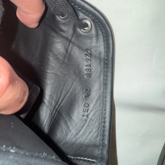 Gucci Men’s Black Monogram High-Top Sneakers - Picture 6 of 6